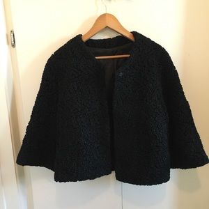 Black vintage coat
